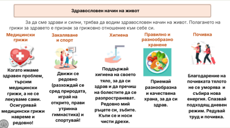 Здравословен начин на живот